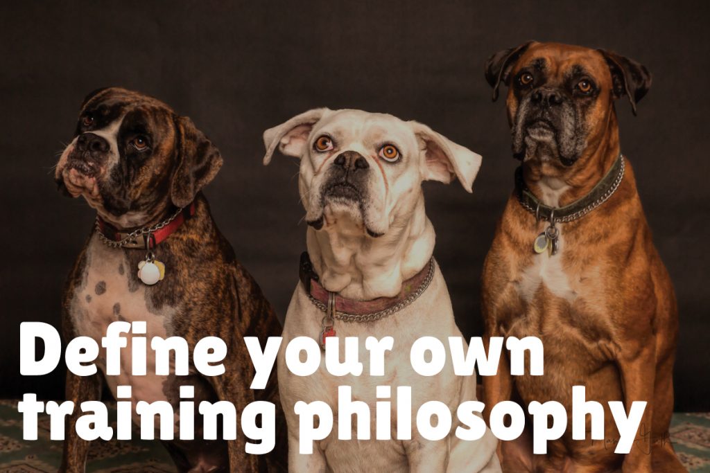 Define your own training philosophy